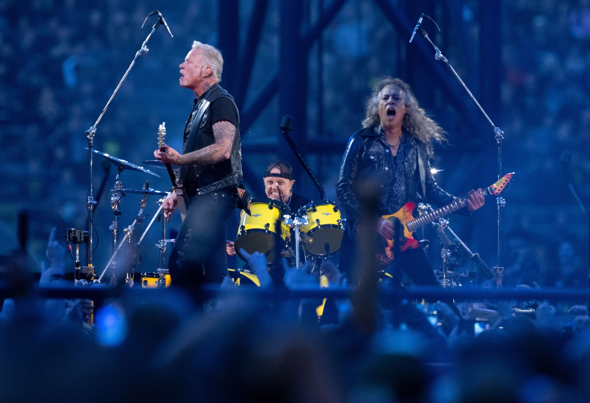 Metallica-Auftritt im Olympiastadion in München. Foto: Sven Hoppe/dpa
