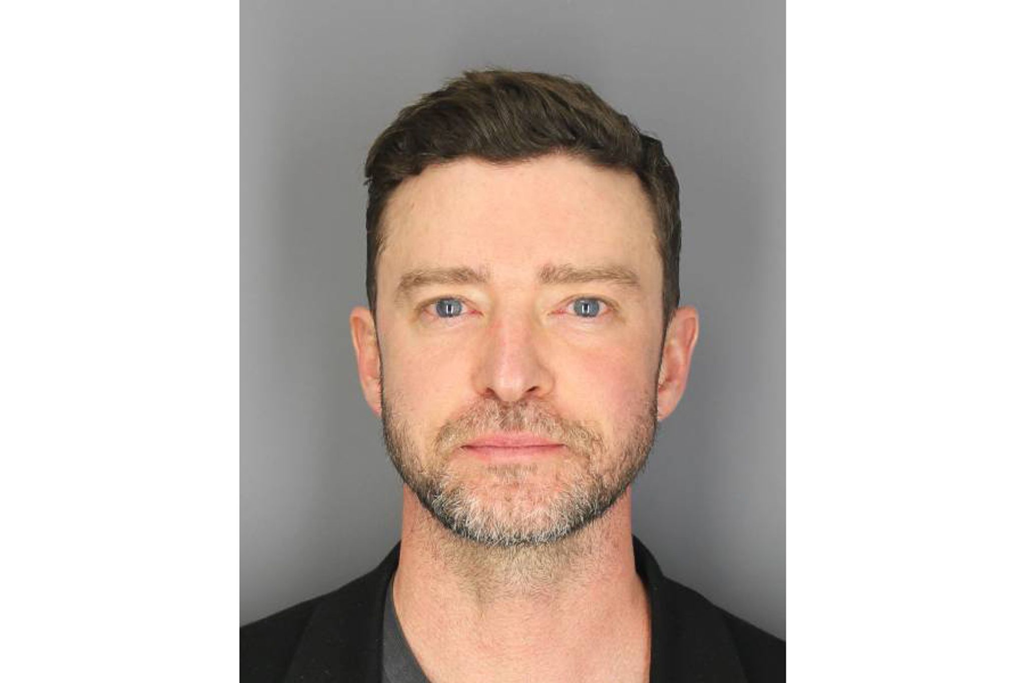 Die Polizei veröffentlichte diesen «Mug Shot» von Justin Timberlake. Foto: Sag Harbor Police Department/dpa