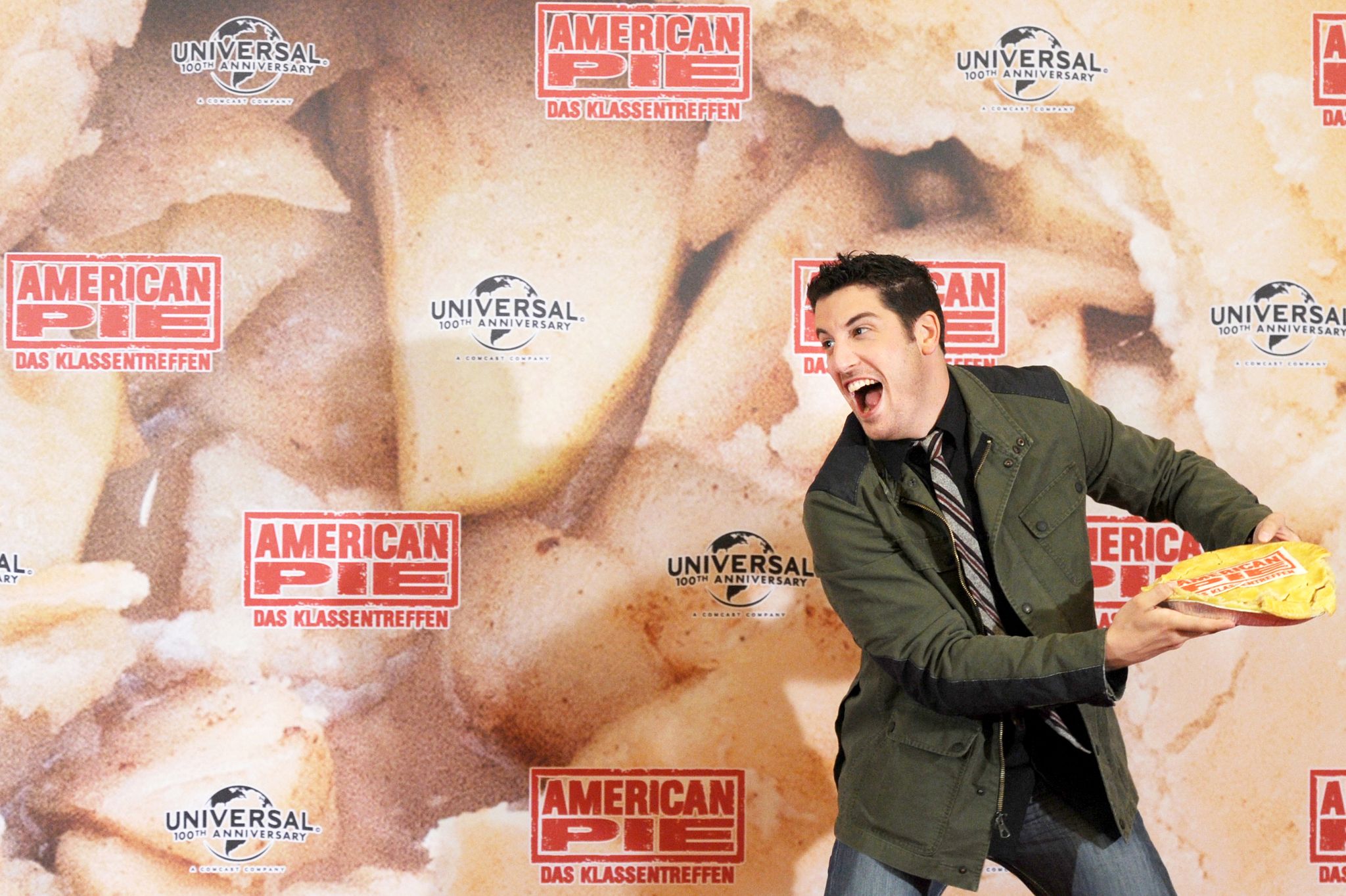 Immer für einen Apfelkuchen zu haben: Schauspieler Jason Biggs aus «American Pie» Foto: picture alliance / dpa