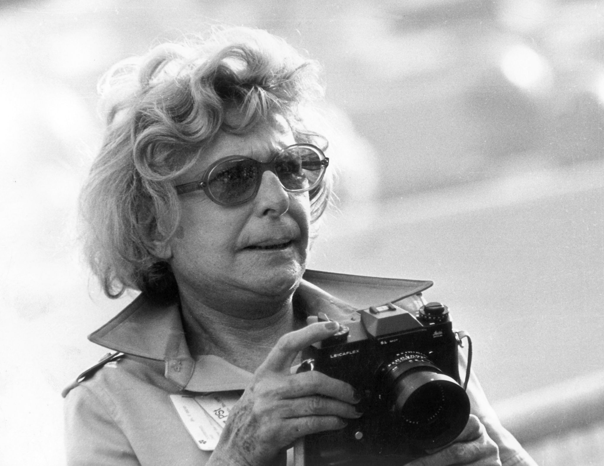 1972 ist Leni Riefenstahl bei der Eröffnung der Olympischen Sommerspiele in München dabei. Foto: Horst Ossinger/dpa