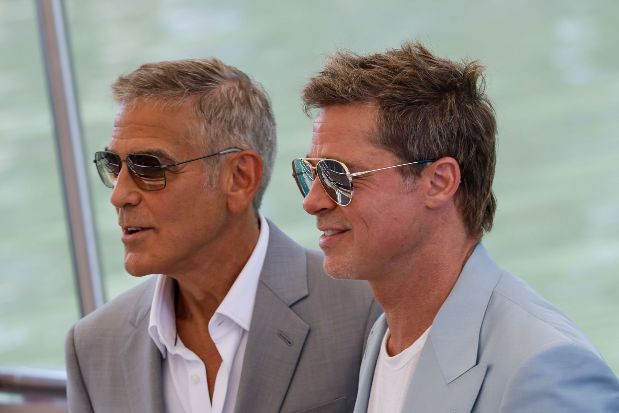 George Clooney und Brad Pitt haben in ihrer Karriere schon öfter zusammengearbeitet. Foto: Joel C Ryan/Invision/AP/dpa