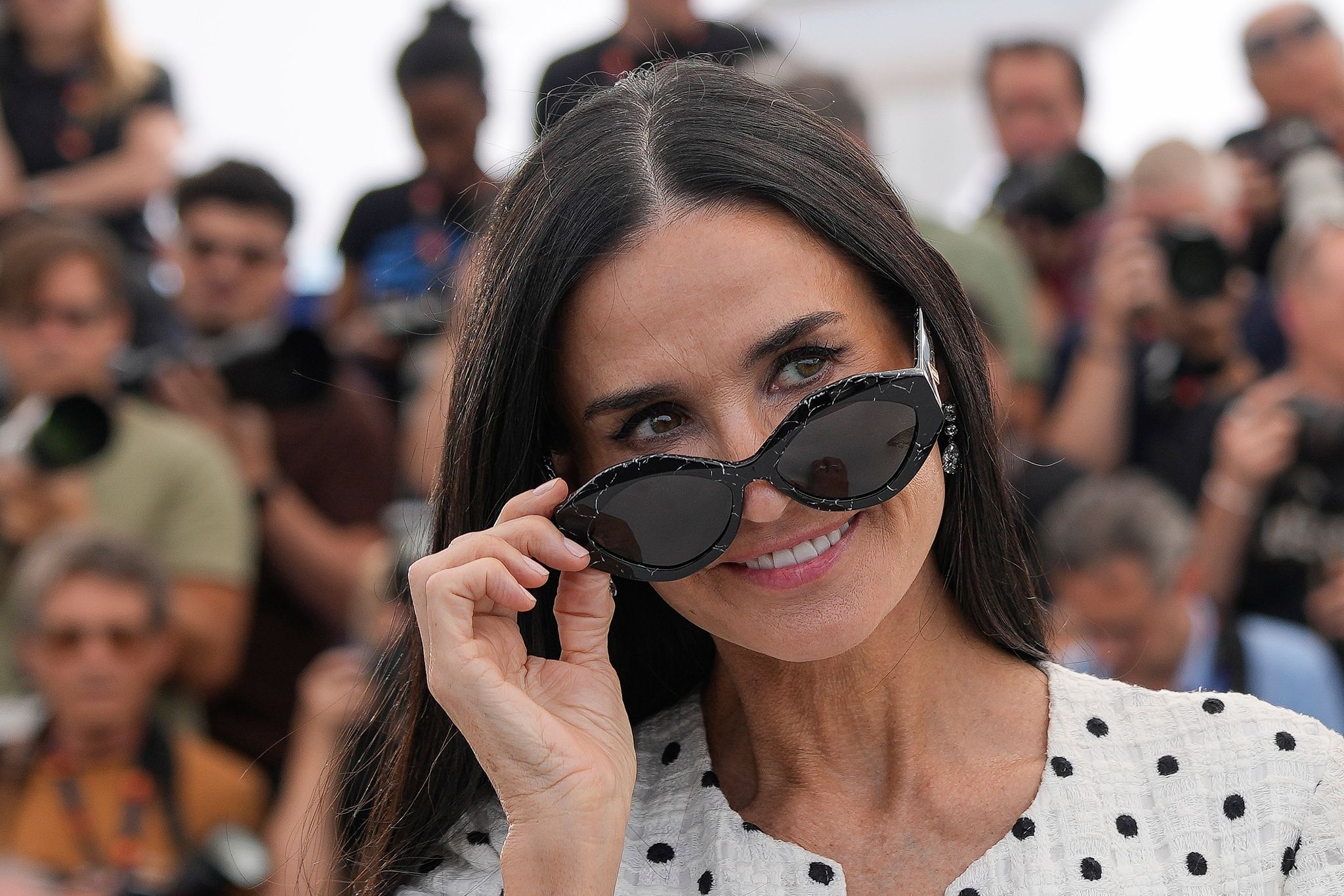 In «The Substance» spielt Demi Moore eine Frau, deren Ruhm verblasst ist. (Archivfoto)  Foto: Andreea Alexandru/Invision/AP/dpa