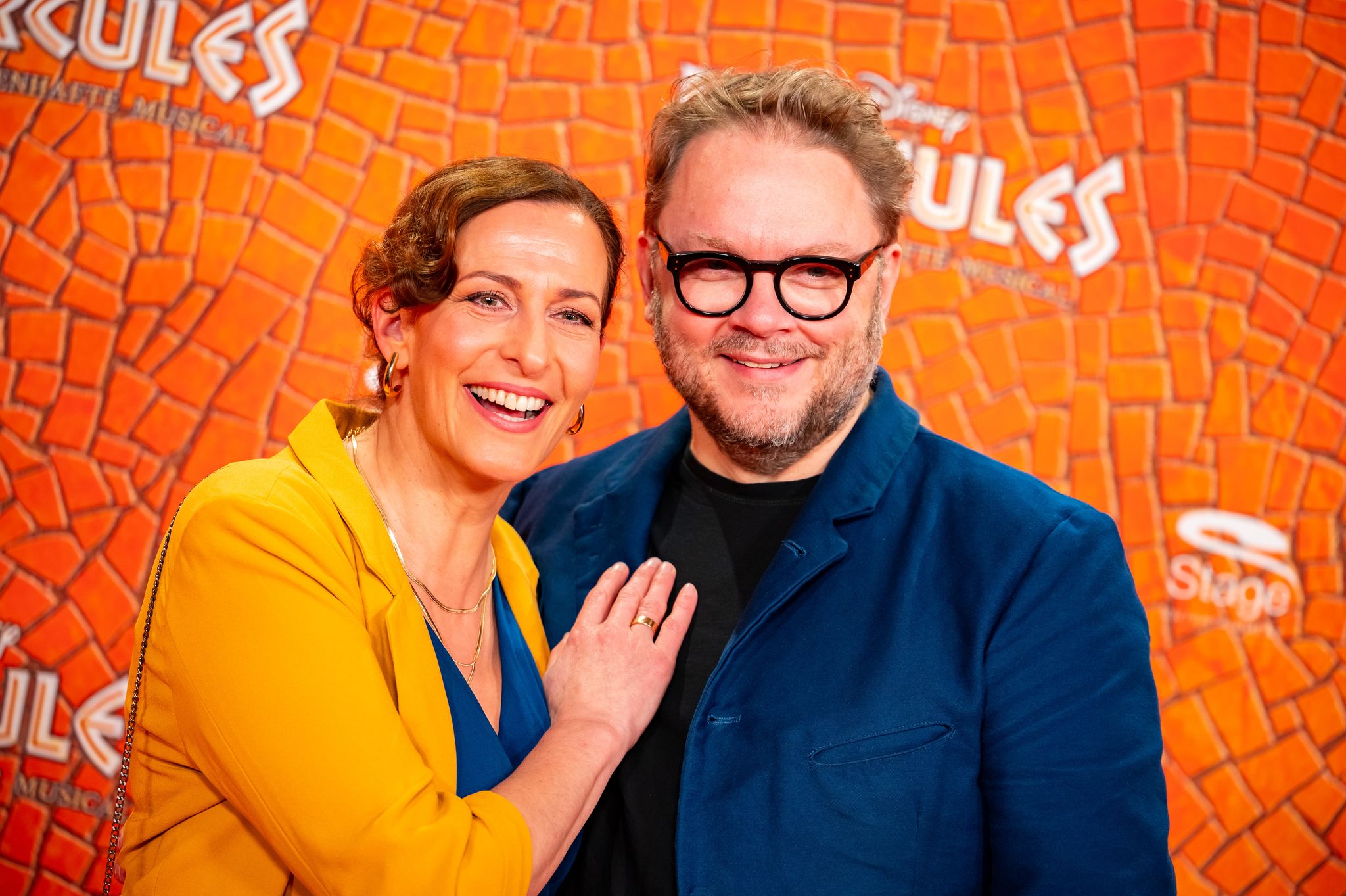 Für sie eine «absolute Traumbesetzung»: Ulrike Frank und Ehemann Marc Schubring. Foto: Jonas Walzberg/dpa