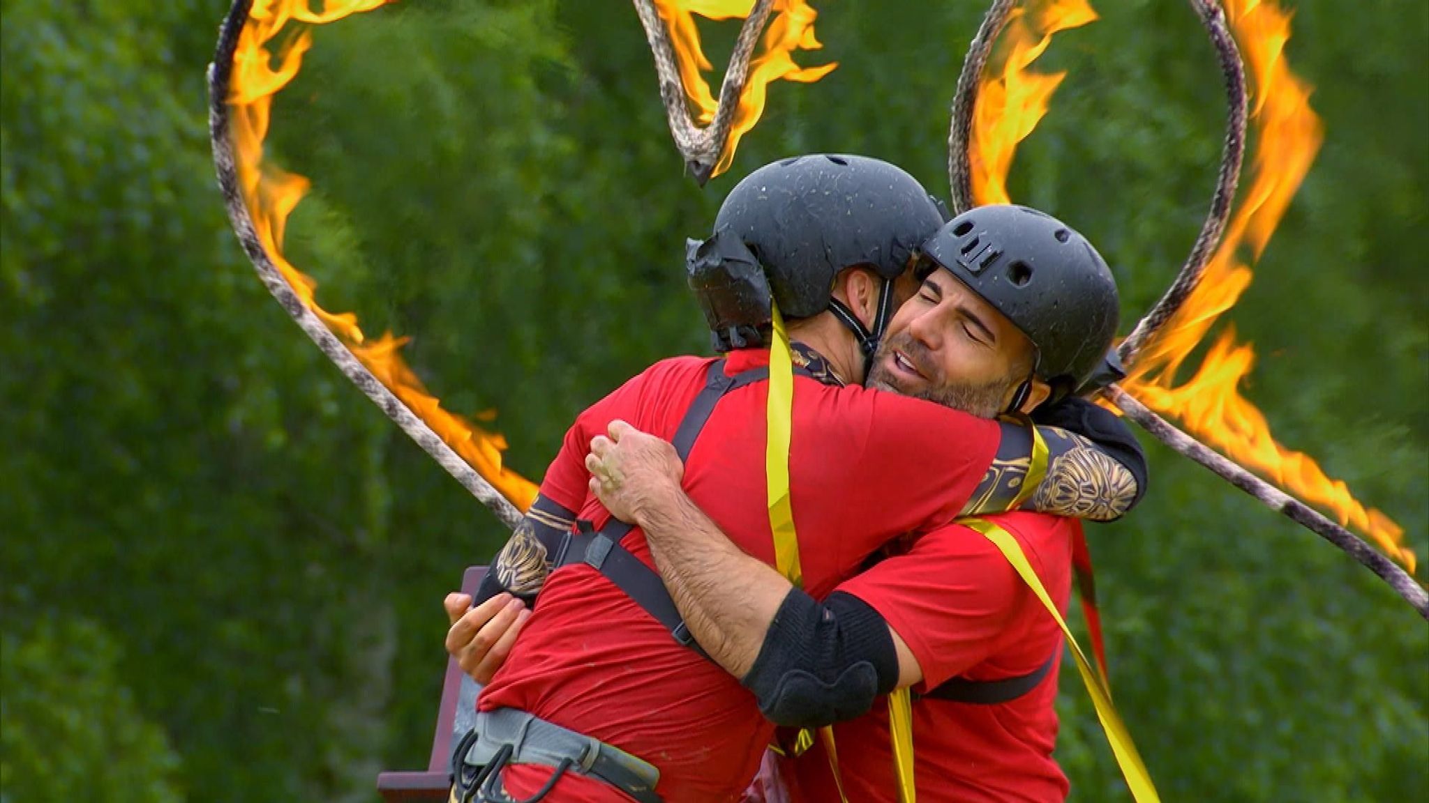 Rafi Rachek (links) und Sam Dylan verlassen «Das Sommerhaus der Stars» als Gewinner. Foto: RTL+/dpa